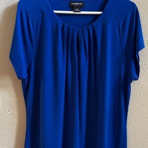 Liz Claiborne Royal Blue Blouse